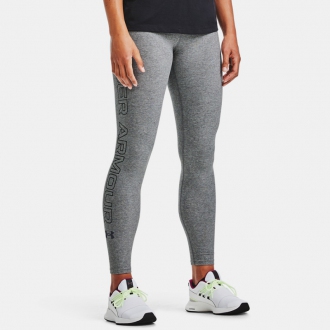 Under Armour - Dámské legíny s potiskem (šedá) 1356403-090