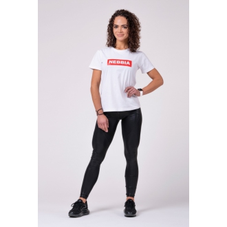 NEBBIA - Tričko dámské BASIC 592 (white)