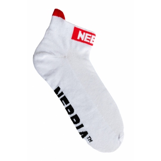 NEBBIA - Ponožky kotníkové unisex 102 (white)