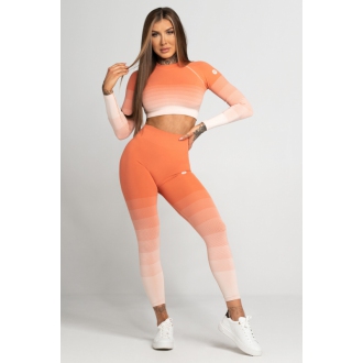 Gym Glamour - Bezešvé legíny CORAL OMBRE (SS21-GGLOC)