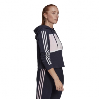 ADIDAS - Výprodej crop top mikina (modro-růžová) GU0411