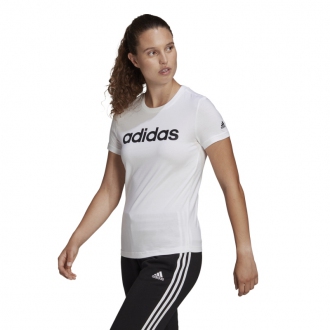 ADIDAS - Tričko dámské Slim Logo (bílá) GL0768