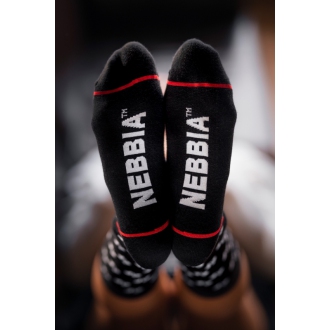 NEBBIA - Sportovní ponožky unisex 104 (black)