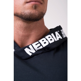 NEBBIA - Pánské tílko s kapucí 173 (black)