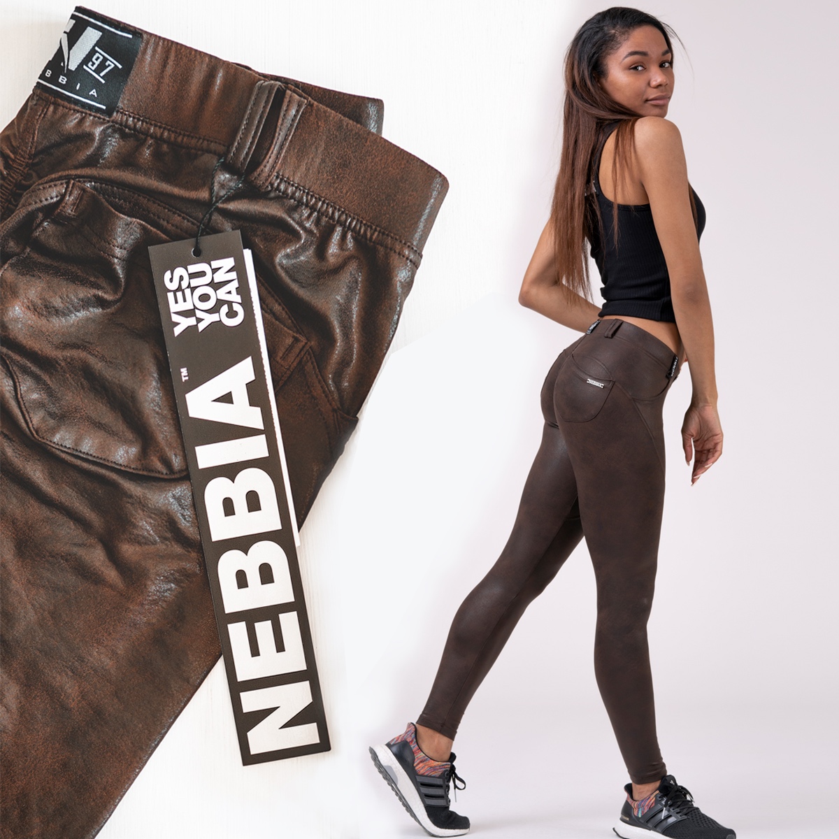 nebbia-bubble-butt-nohavice-leather-look