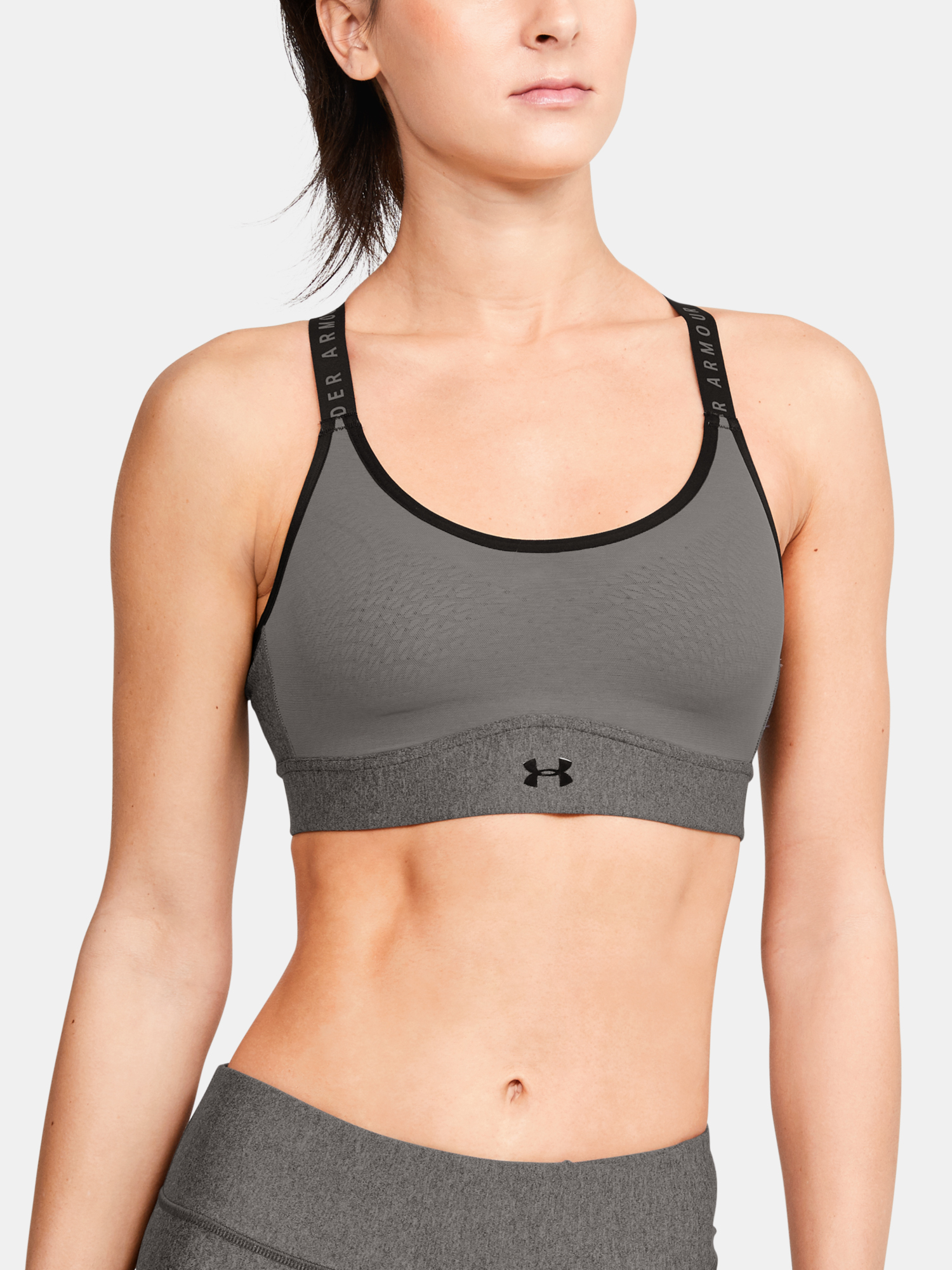 Under Armour  Dámské legíny s potiskem (šedá) 