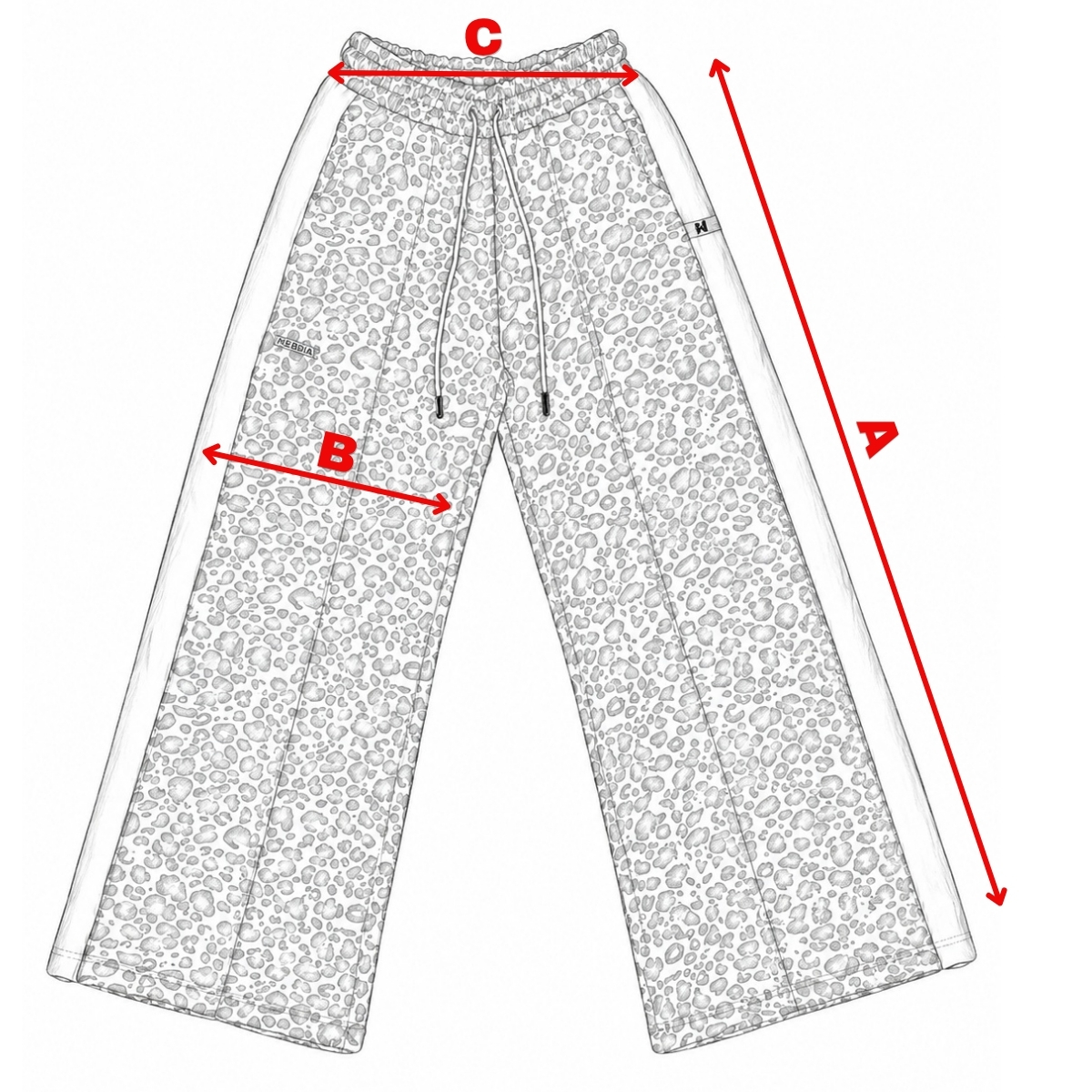 nebbia-baggy-teplaky-s-leopardim-vzorem-primal-865-velikostni-tabulka