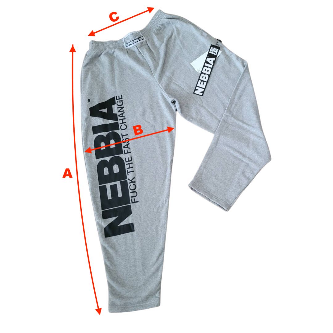 nebbia-teplaky-bodybuilding-186-grey-rozmery