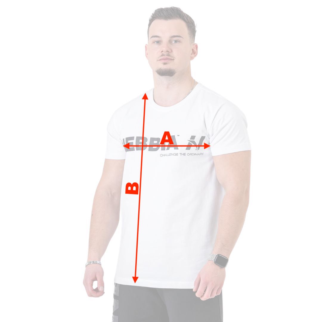 nebbia-unisex-tricko-gym-essentials-380-white-rozmery